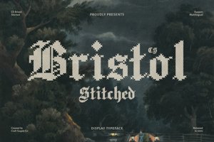 Related font CS Bristol Stitched