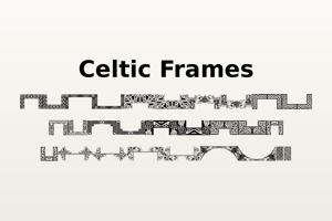Related font Celtic Frames