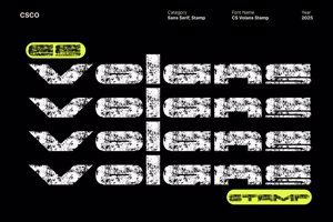 Related font CS Volans Stamp