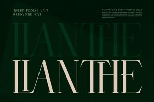Related font Lianthe