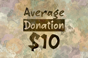 a Average Donation $10