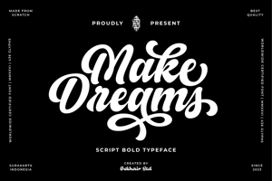 Related font Make Dreams