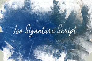 i Iso Signature Script