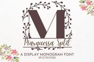 Marquessa Split Monogram