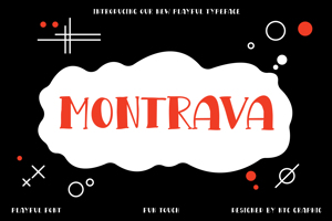 Related font MONTRAVA