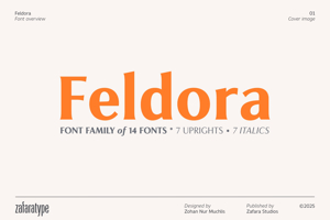 Related font Feldora