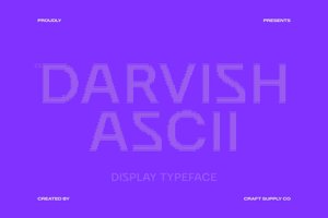Related font CS Darvish Ascii