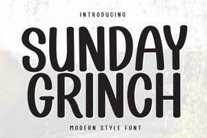 Related font Sunday Grinch