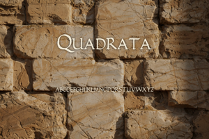 Related font Quadrata