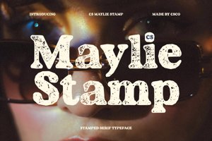 Related font CS Maylie Stamp