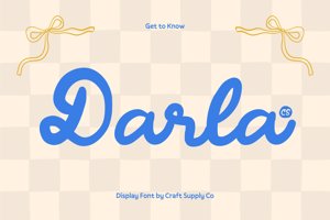 Related font CS Darla