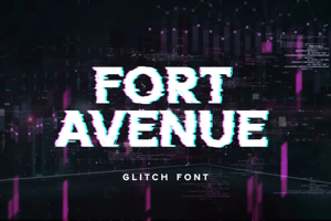 Related font FORT AVENUE