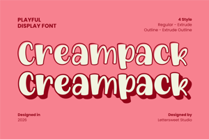 Related font Creampack