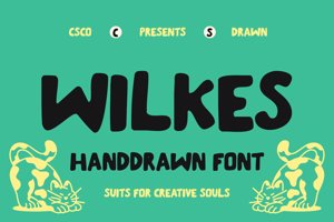 Related font CS Wilkes Drawn