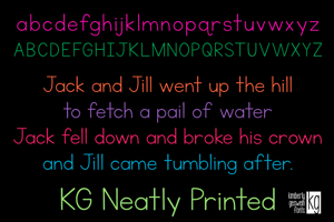 KG Neatly Printed