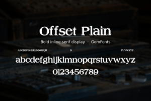 Related font Offset Plain