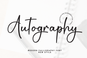 Related font Autography