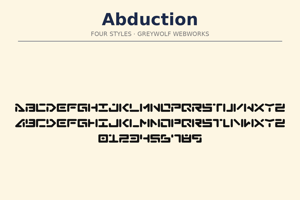 Related font Abduction