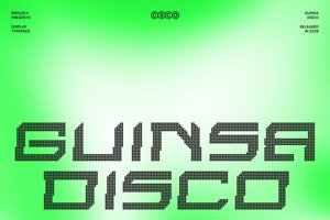 Related font Guinsa Disco