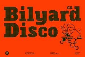 Related font CS Bilyard Disco