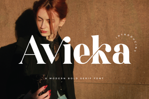 Related font Avieka
