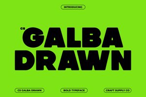 Related font CS Galba Drawn