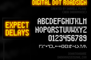 Digital Dot Roadsign