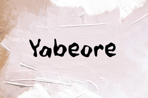 Related font y  Yabeore