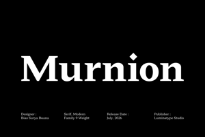 Related font Murnion