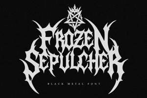 Related font Frozen Sepulcher