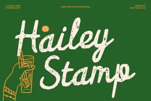 Related font CS Hailey Stamp