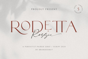 Related font Rodetta