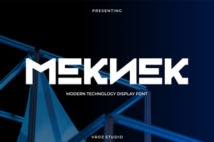 Related font MEKNEK