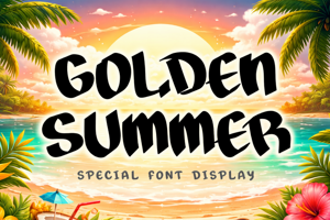 Related font Golden Summer