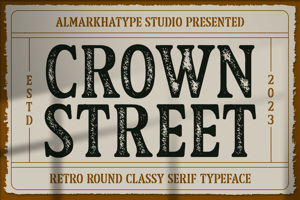 Related font Crown Street