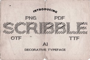 Related font Scribble