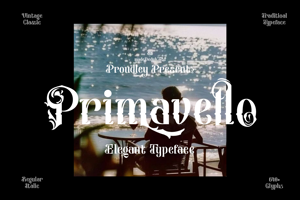Related font Primavello