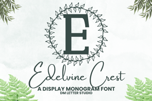 Edelvine Crest Monogram