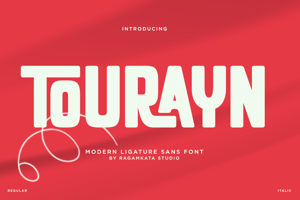 Related font Tourayn