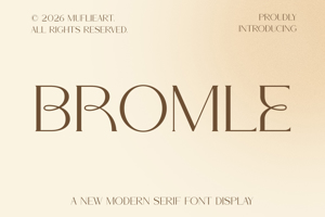 Related font Bromle