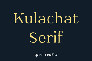 Kulachat Serif