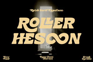 Roller Hesoon - Retro Font