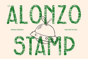 Related font CS Alonzo Stamp