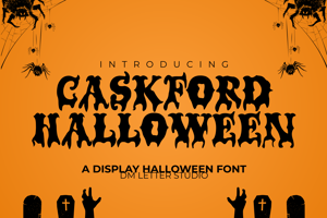 Related font Caskford Halloween