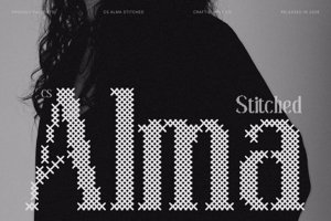 Related font CS Alma Stitched