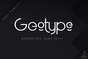 Related font Geotype DEMO