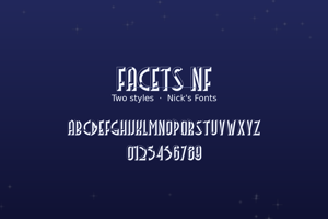 Related font Facets NF