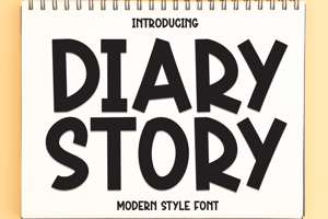 Related font Diary Story
