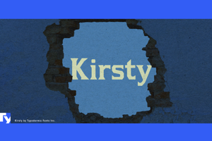 Related font Kirsty