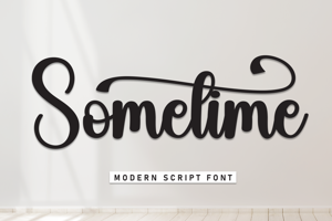 Related font Sometime
